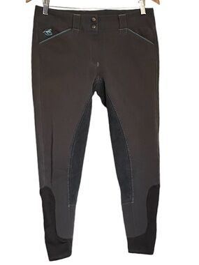 Piper By Smartpak Riding Pants Breeches Women’s 28R Gray Equestrian Horses